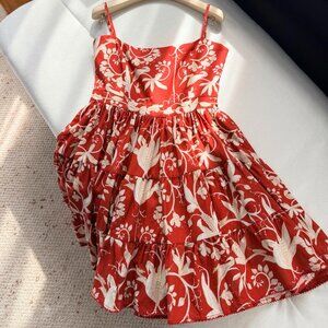 Agua by Agua Bendita Red Spaghetti Strap Dress